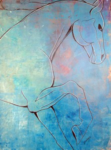Horse-proud-blue